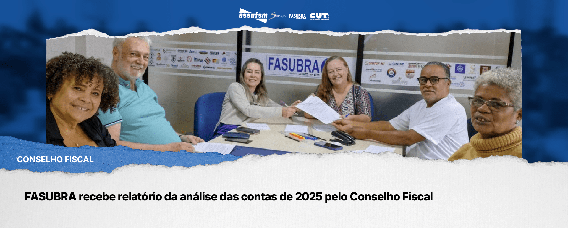 FASUBRA recebe relatório da análise das contas de 2025 pelo Conselho Fiscal