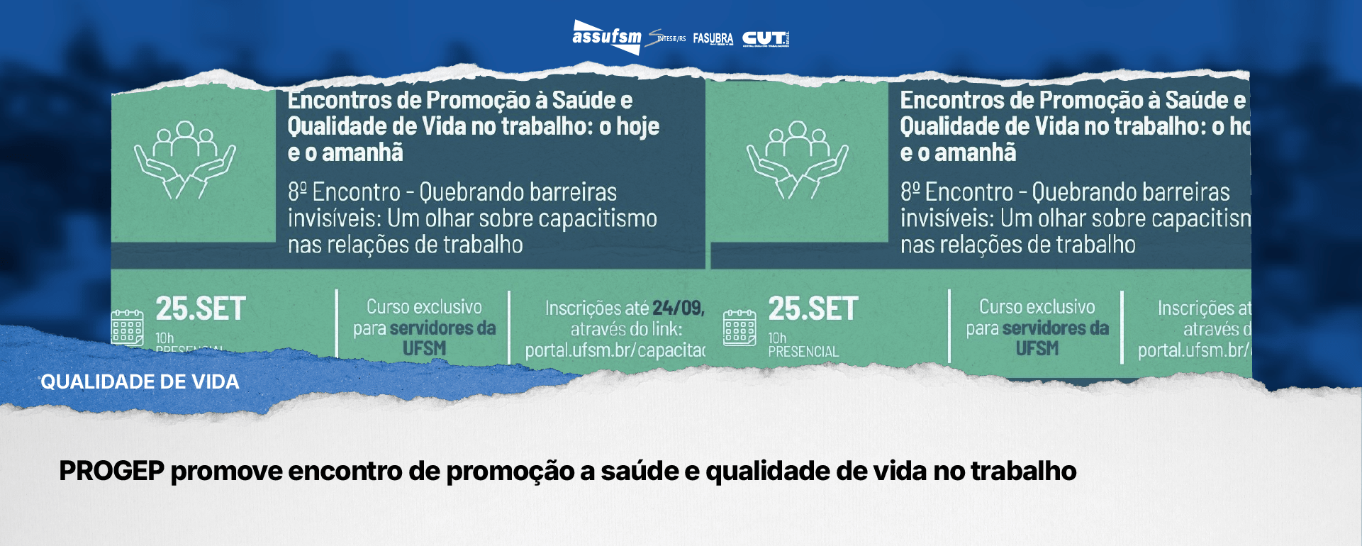 PROGEP promove encontro de promoção a saúde e qualidade de vida no trabalho