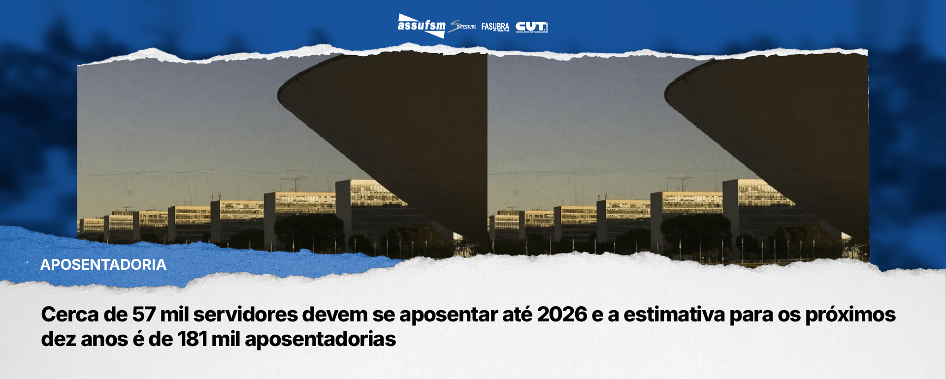 Cerca de 57 mil servidores devem se aposentar até 2026 e a estimativa para os próximos dez anos é de 181 mil aposentadorias