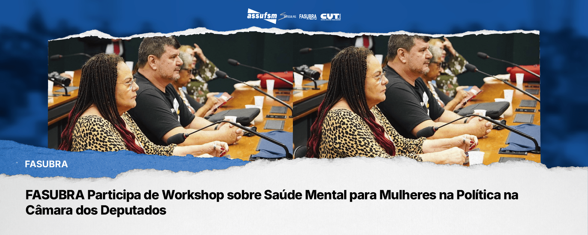 FASUBRA Participa de Workshop sobre Saúde Mental para Mulheres na Política na Câmara dos Deputados