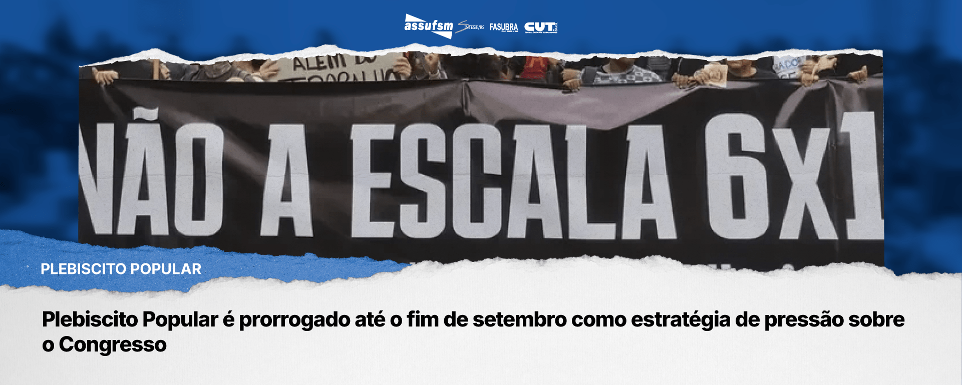 Plebiscito Popular é prorrogado até o fim de setembro como estratégia de pressão sobre o Congresso