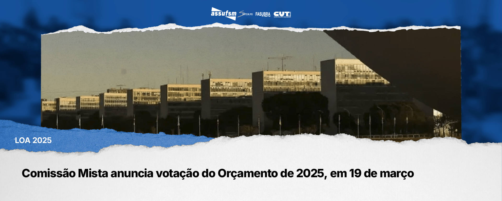 Comissão Mista anuncia votação do Orçamento de 2025, em 19 de março