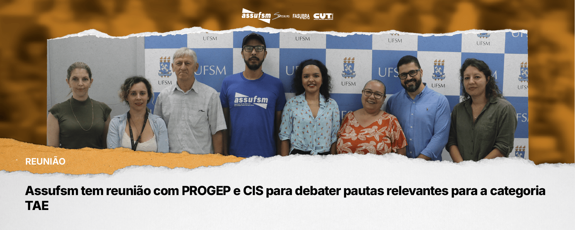 Assufsm tem reunião com PROGEP e CIS para debater pautas relevantes para a categoria TAE
