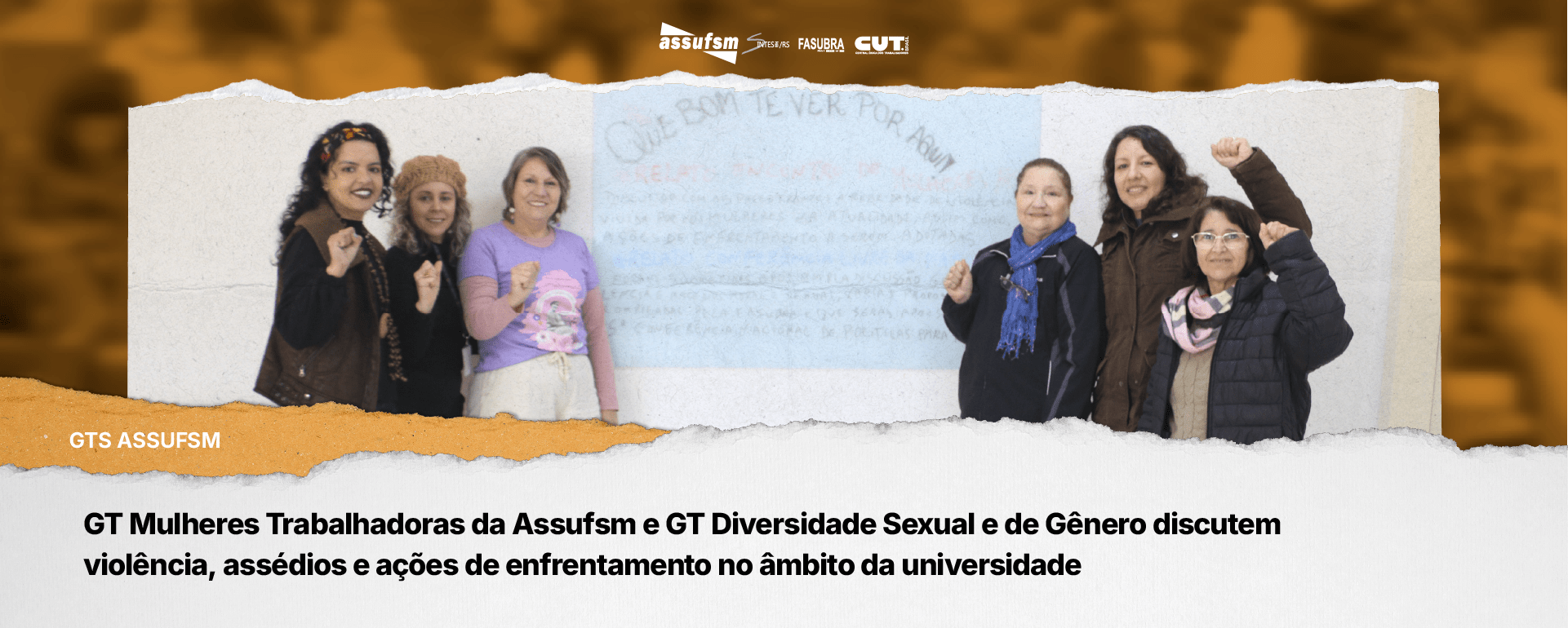 GT Mulheres Trabalhadoras da Assufsm e GT Diversidade Sexual e de Gênero discutem violência, assédios e ações de enfrentamento no âmbito da universidade