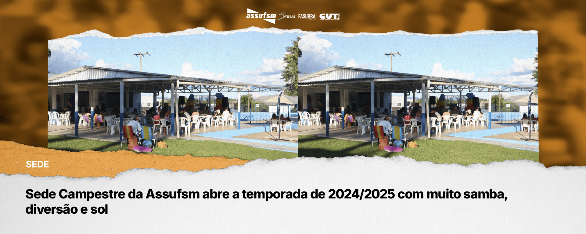 Sede Campestre da Assufsm abre a temporada de 2024/2025 com muito samba, diversão e sol