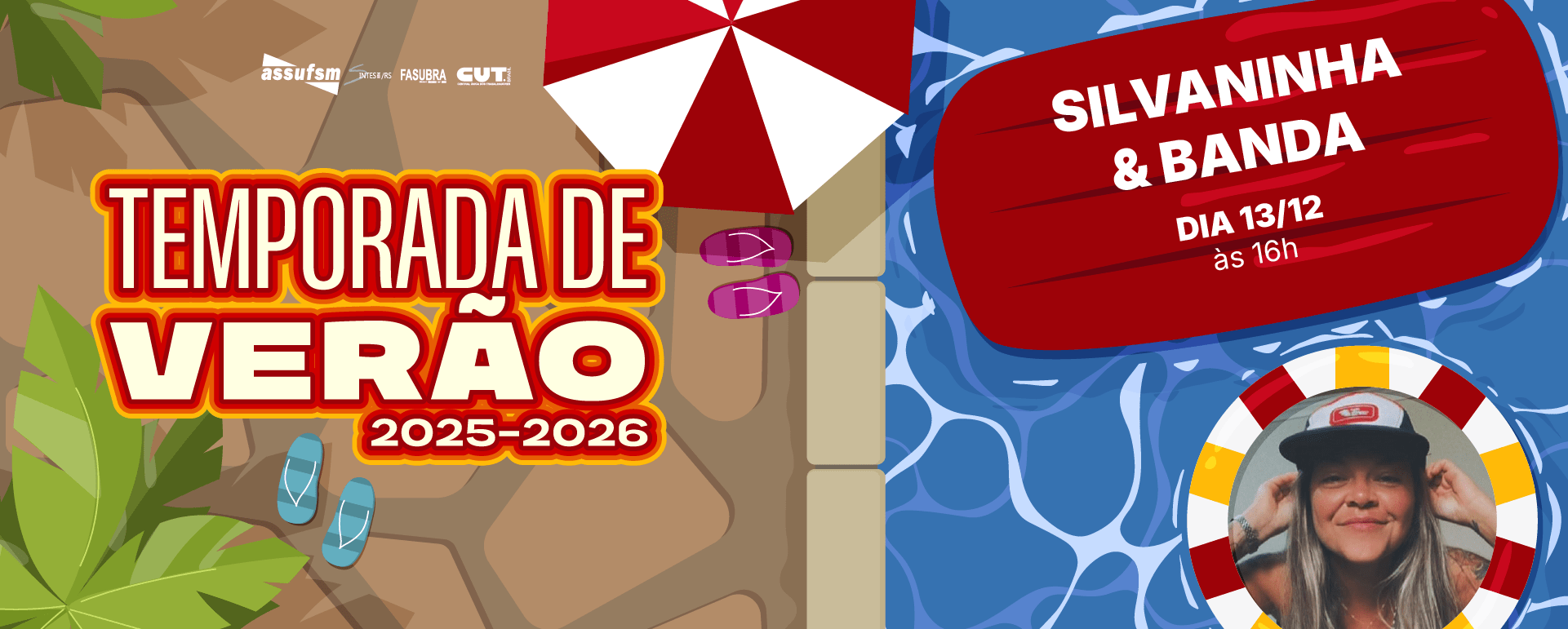 Assufsm tem Happy Hour na Sede Campestre, aos sábados, para os filiados(as) e convidados(as); confira a atração do dia 13