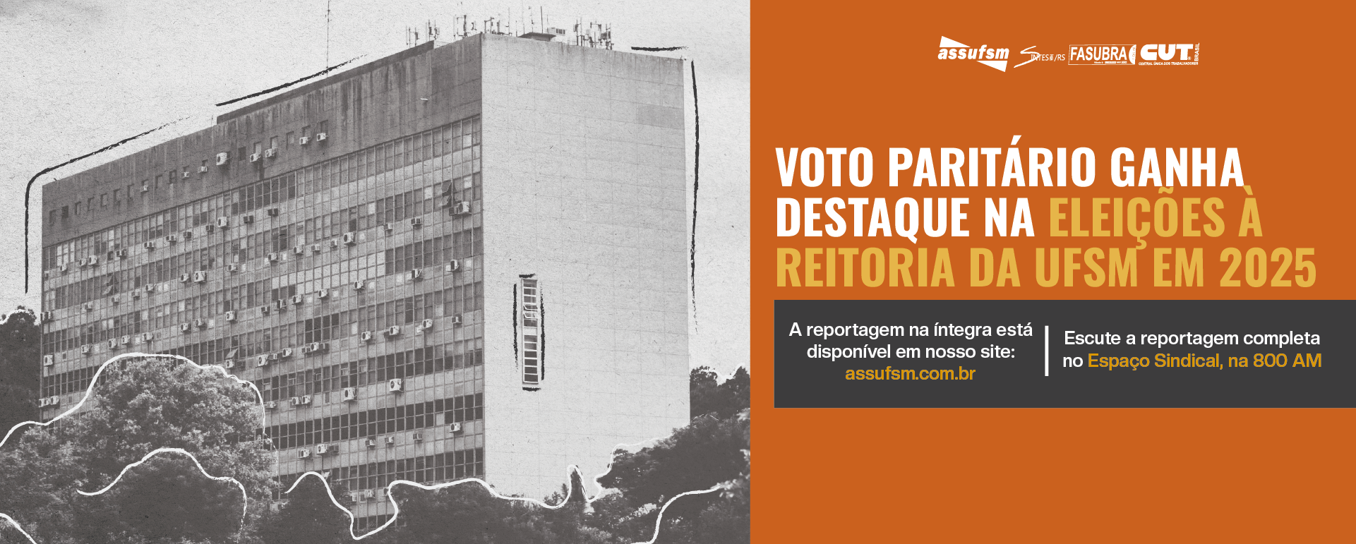 Voto paritário ganha destaque nas eleições à reitoria da UFSM em 2025