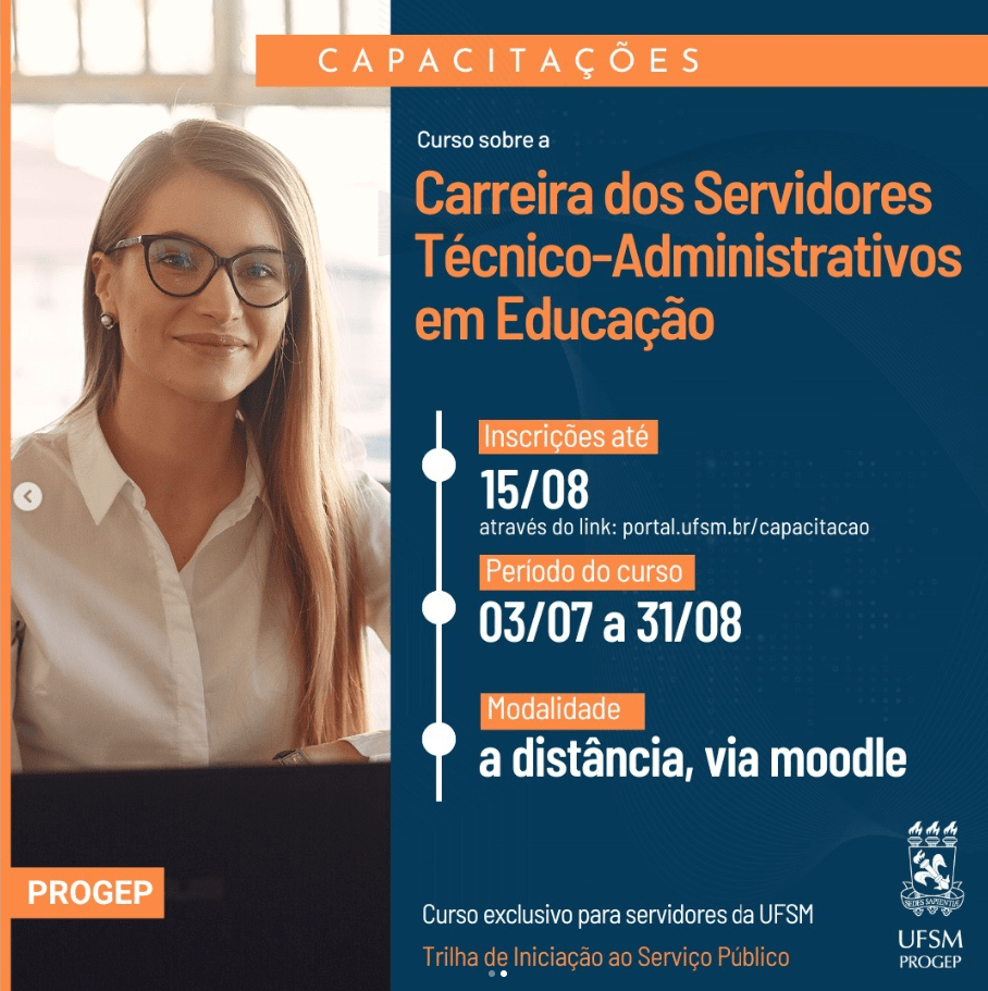 Inscrições abertas para Cursos sobre a Carreira dos Servidores