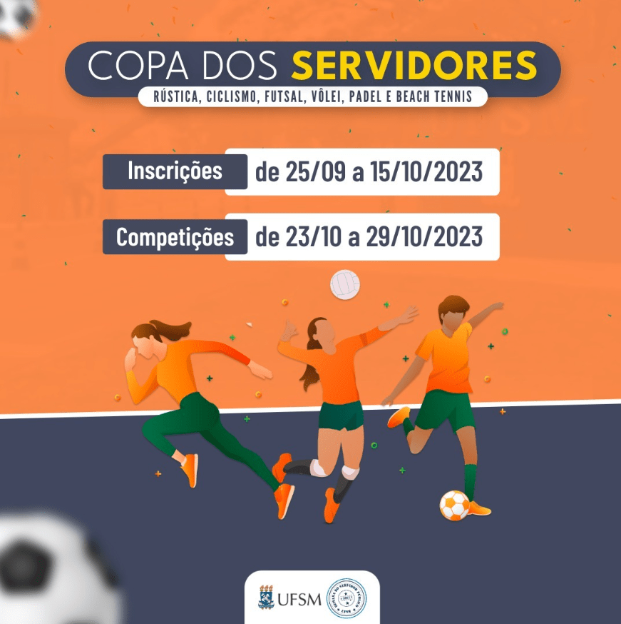 Inscrições abertas para a 3ª Copa dos Servidores da UFSM