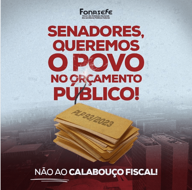 Não ao Arcabouço Fiscal!