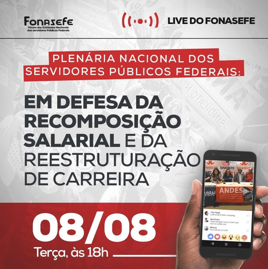 Fonasefe chama para Plenária Nacional dos Servidores Públicos Federais
