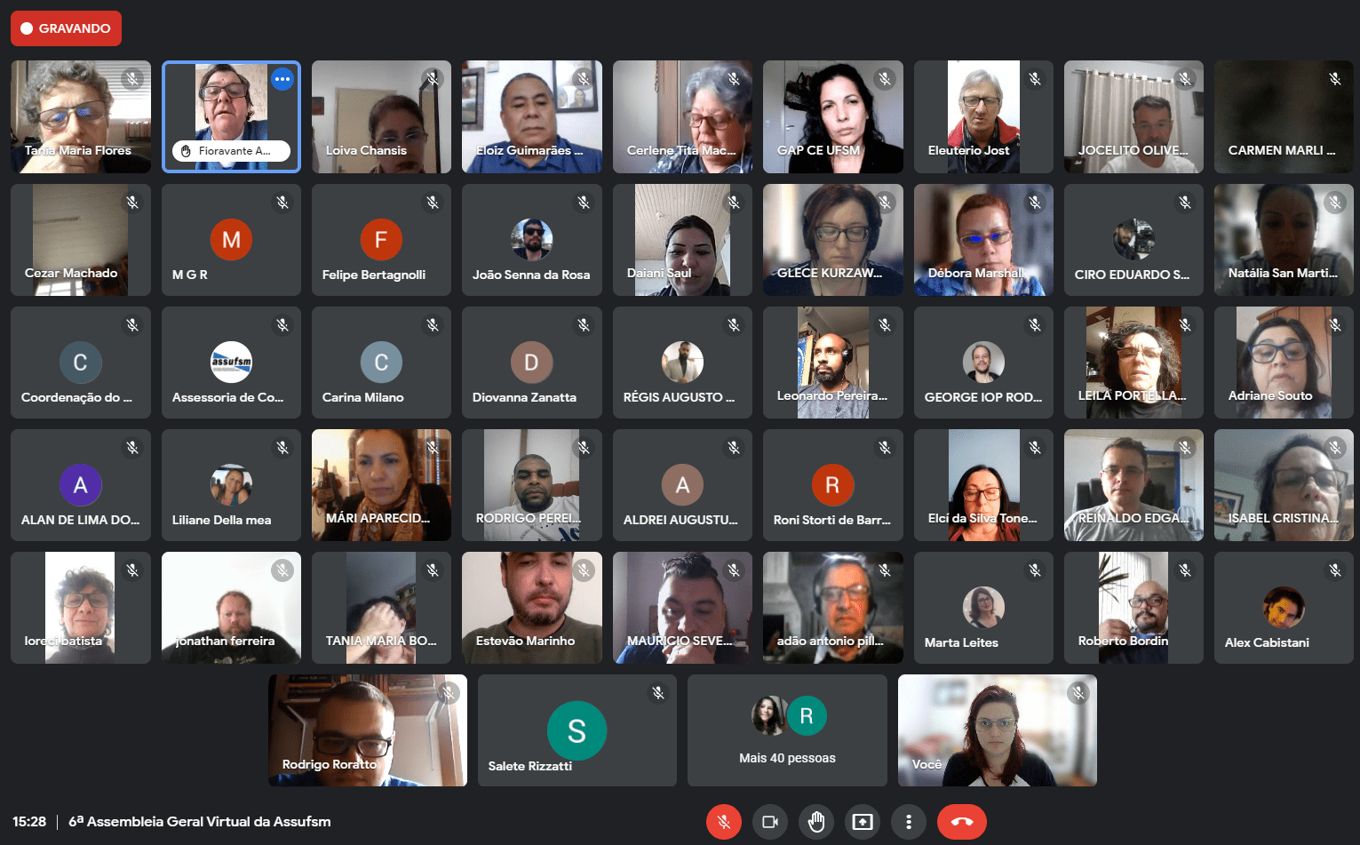 Assembleia Geral Virtual da Assufsm vota contra ao retorno presencial e pede reunião urgente com reitoria da UFSM