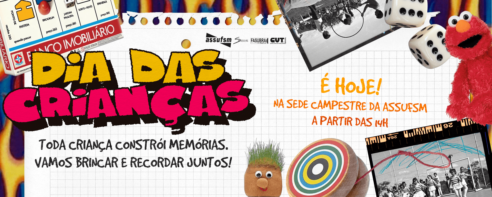 Dia das Crianças Assufsm: a festa é hoje, divirta-se