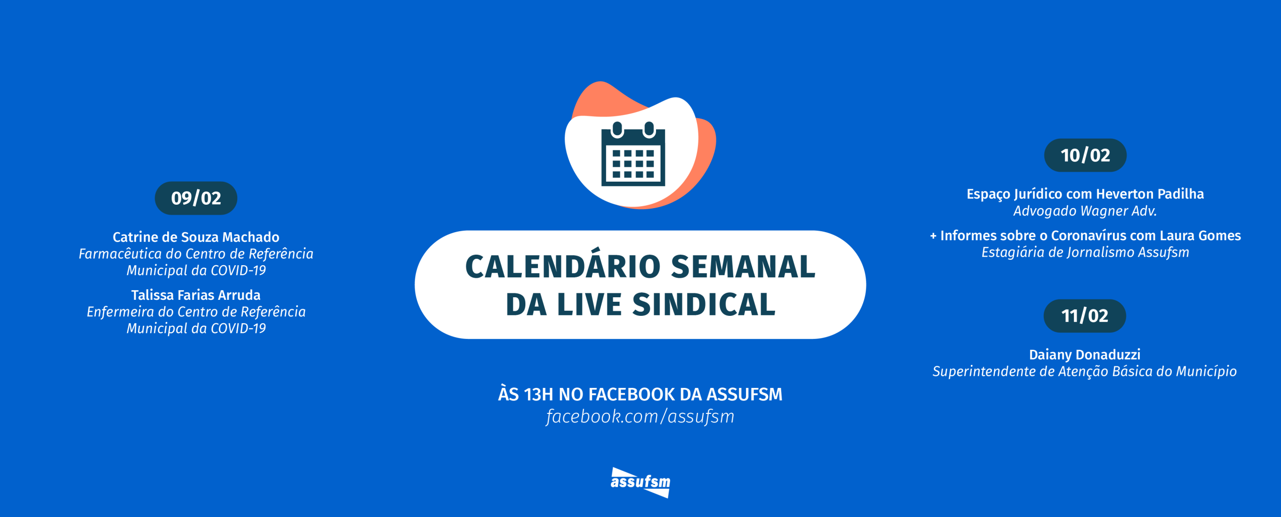 Confira a agenda da Live Sindical da próxima semana