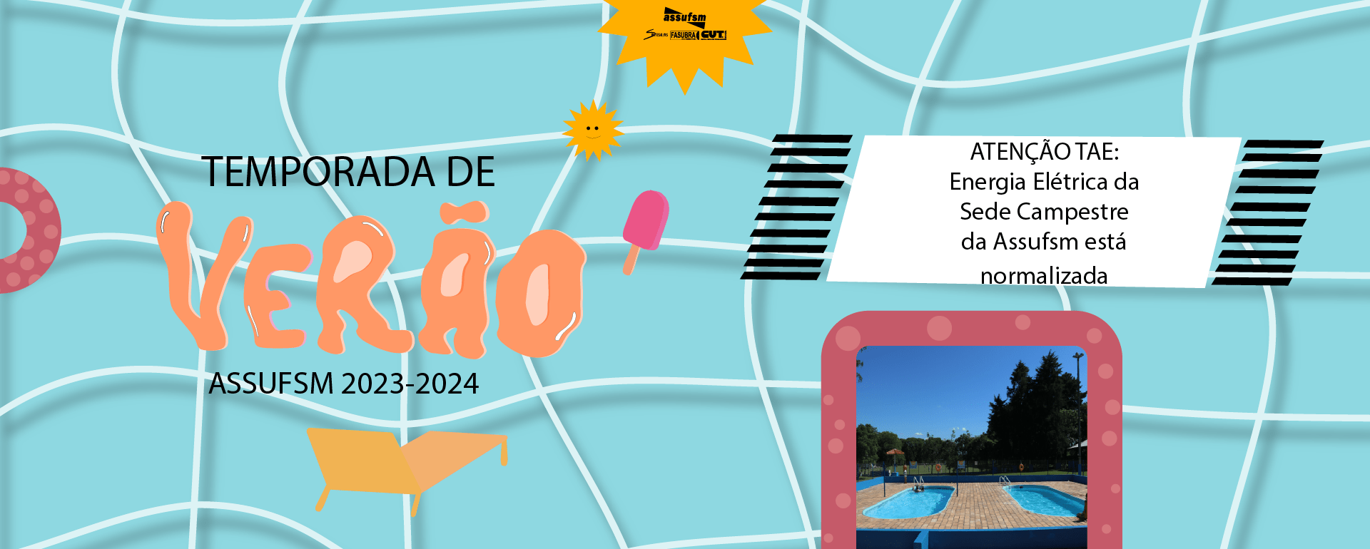 Energia elétrica da Sede Campestre da Assufsm é retomada