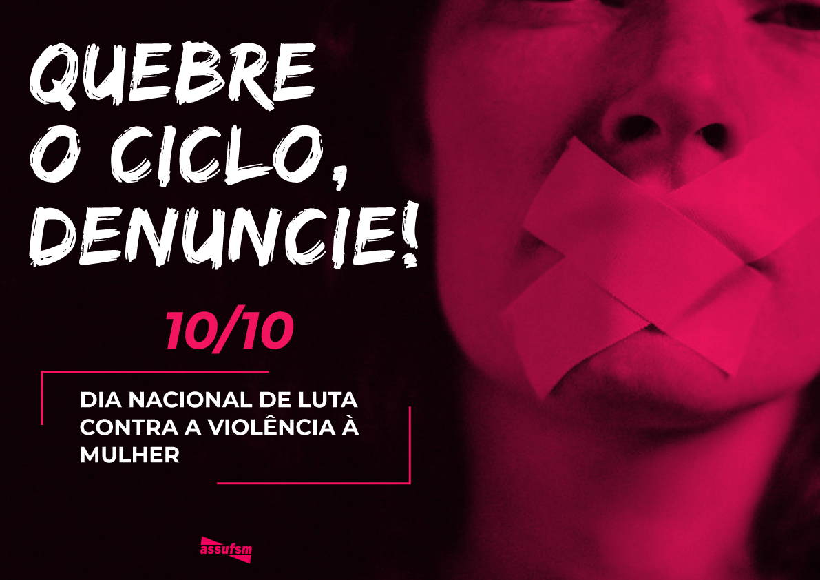 10 de outubro: Basta de violência contra a mulher