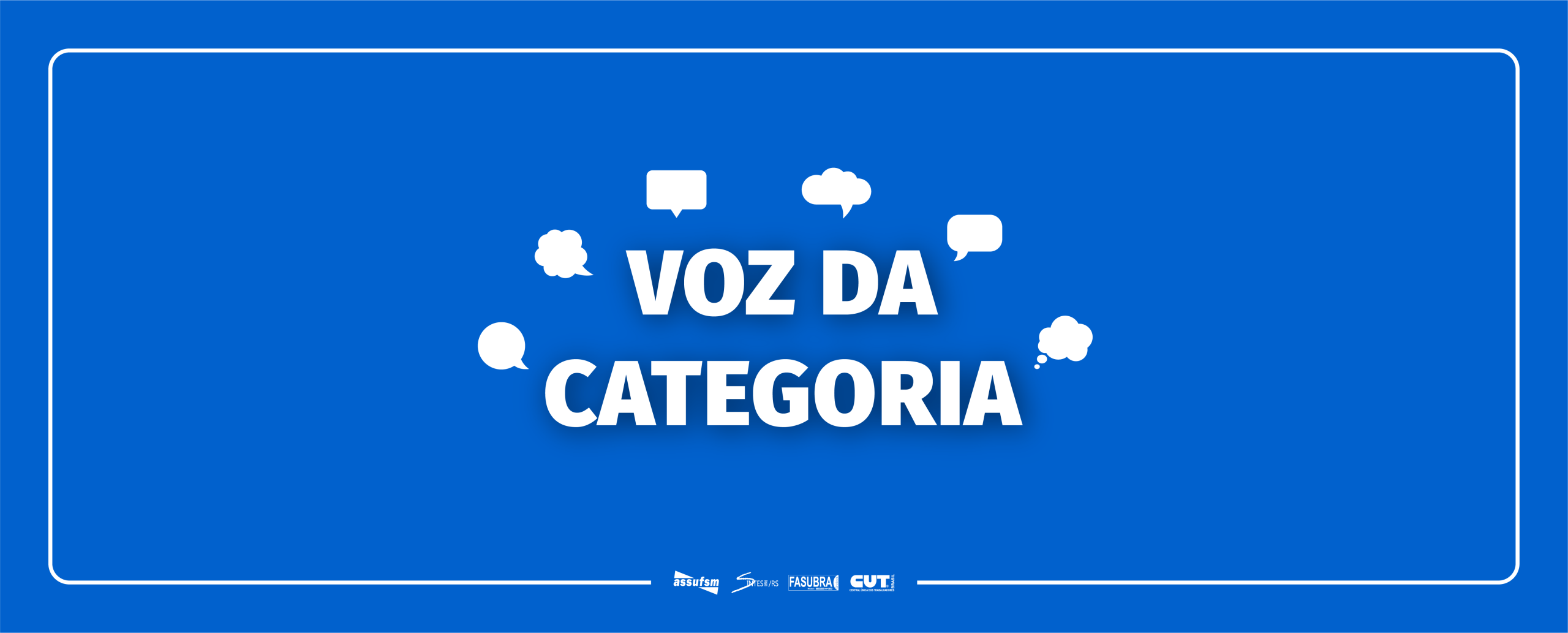 NÃO É HORA DE DIVIDIR, PRECISAMOS UNIR FORÇAS!