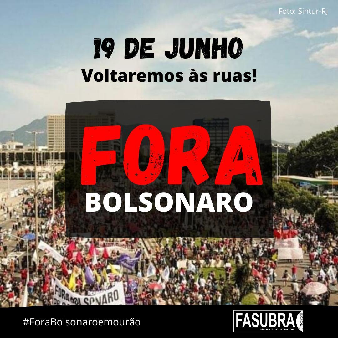 Novas manifestações contra o governo Bolsonaro já têm data – Dia 19 de junho vai ser maior