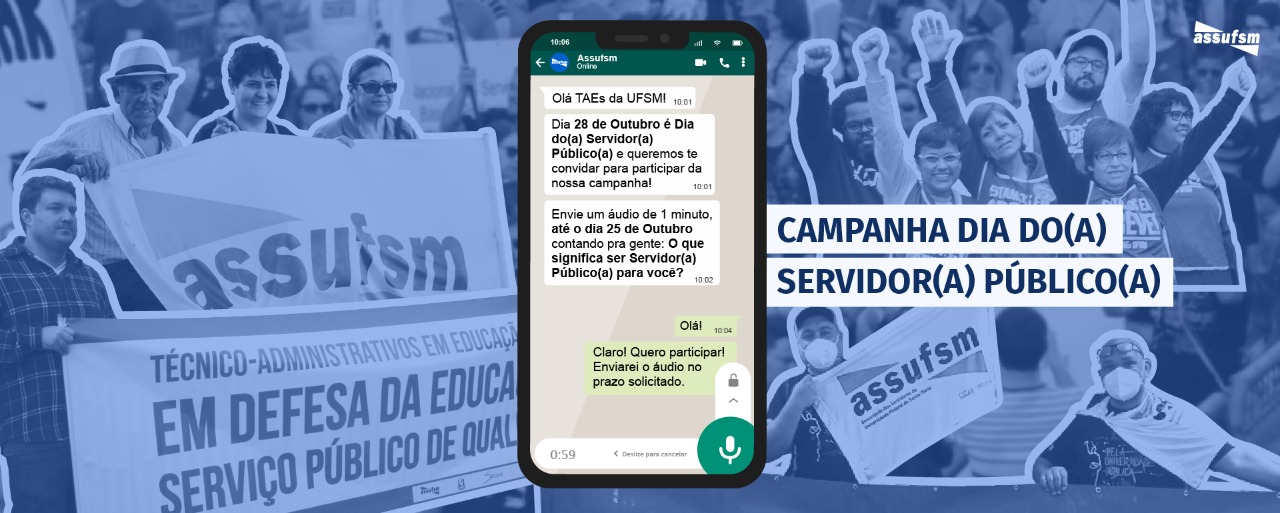Participe da Campanha “O que significa ser Servidor(a) Público(a) pra você?”