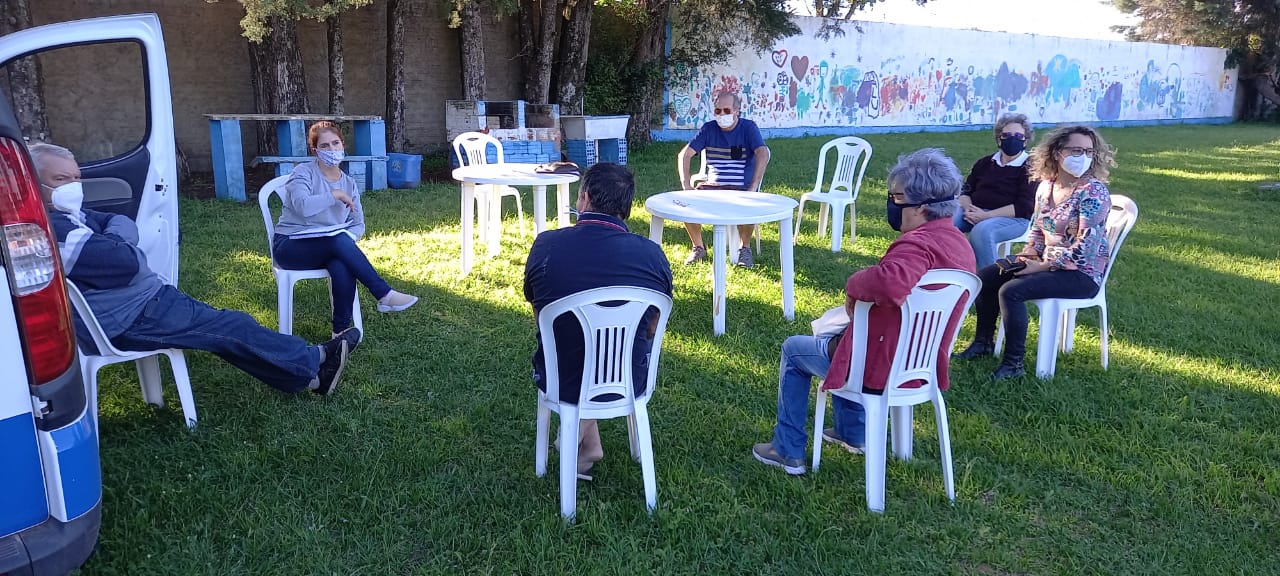 Coordenação da Assufsm vistoria Sede Campestre, que segue fechada ao público