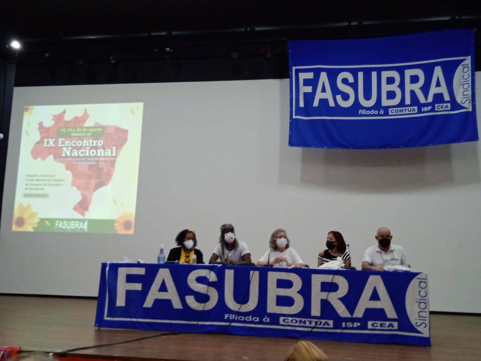 Representantes da Assufsm participam do o IX Encontro Nacional de Aposentados(as), Aposentandos(as) e Pensionistas da FASUBRA