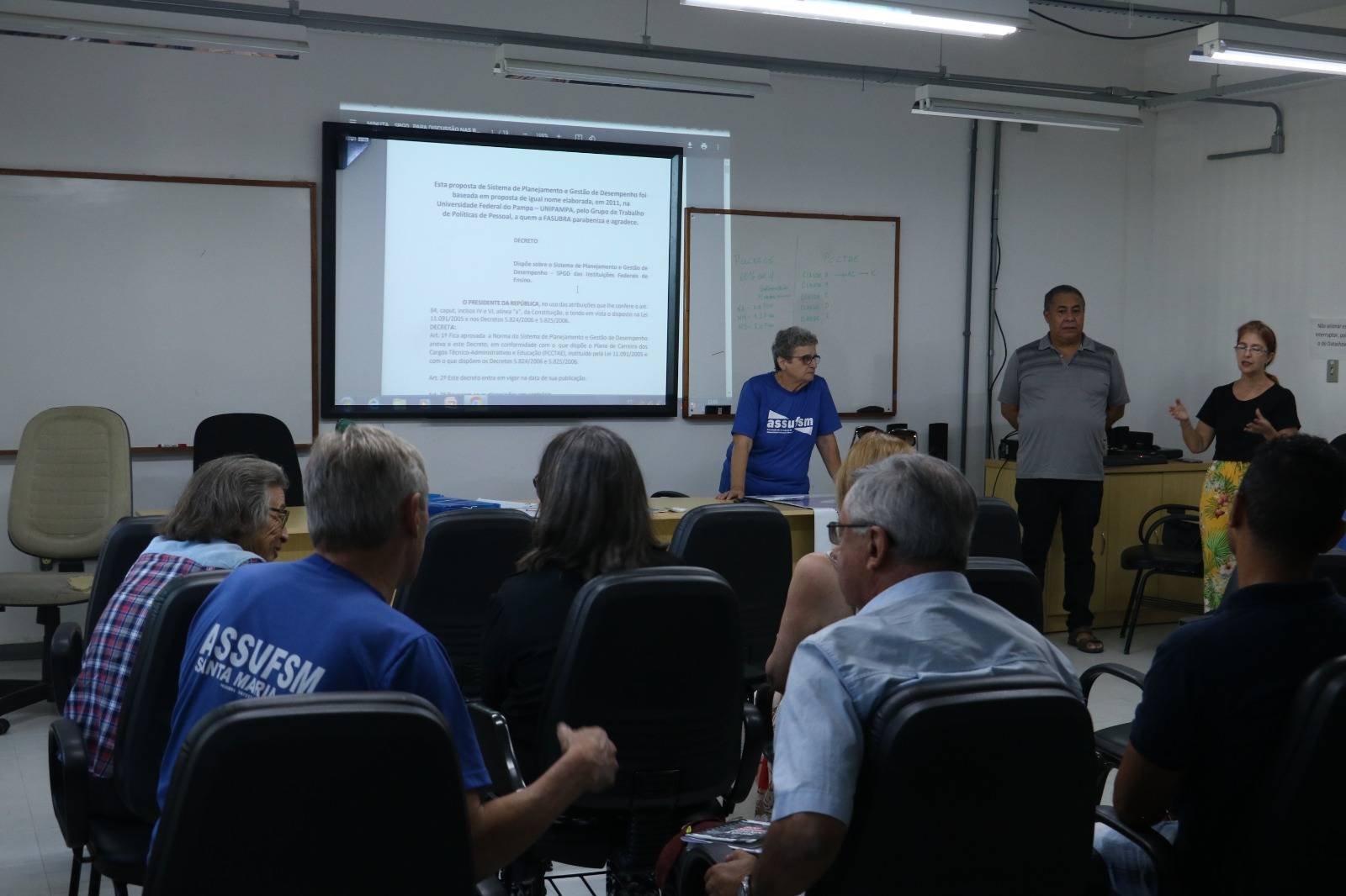 GTs Mulher Trabalhadora e Carreira da Assufsm debatem interesses da categoria