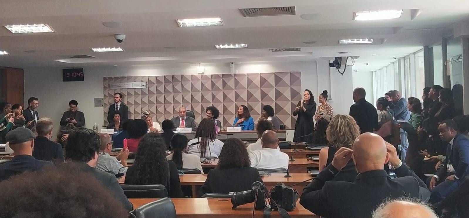 FASUBRA participa de lançamento da Frente Parlamentar Mista Antirracismo