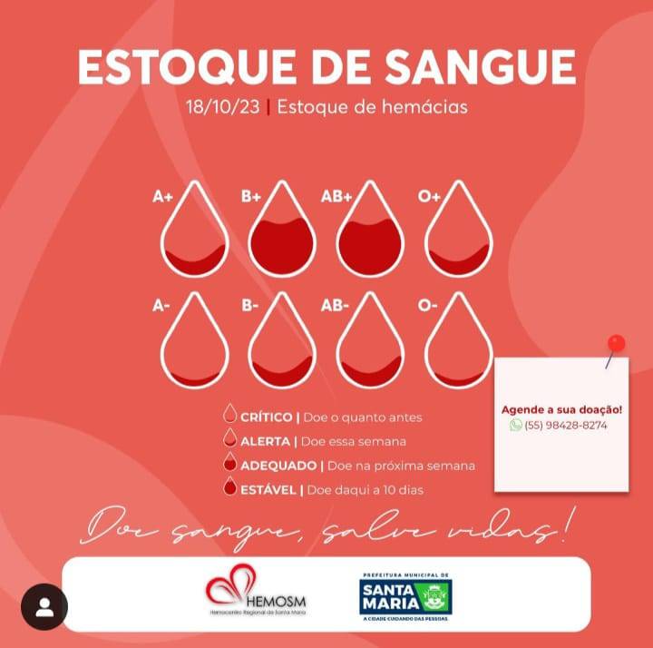 ATENÇÃO TAE – HEMOCENTRO PRECISA DE DOADORES DE SANGUE!