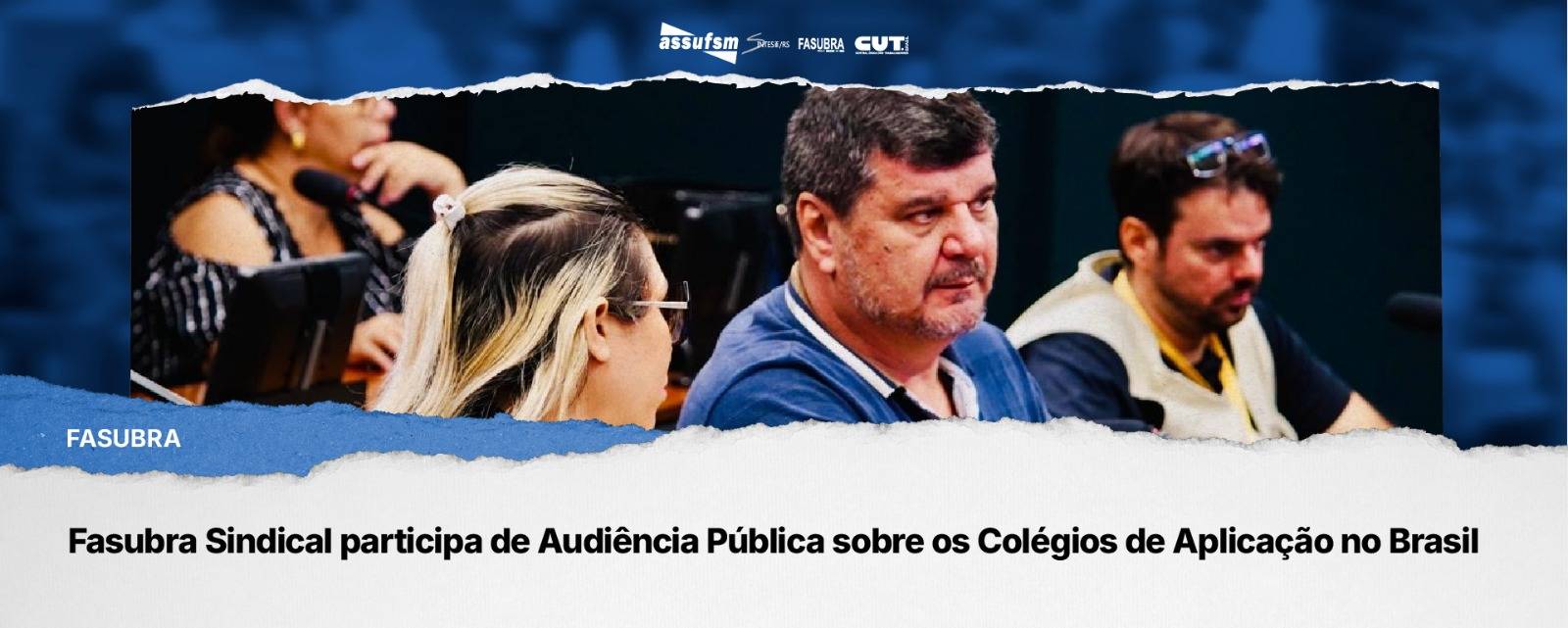 Fasubra Sindical participa de Audiência Pública sobre os Colégios de Aplicação no BrasilNa tarde desta quinta-feira (28), a Fasubra Sindical participou da Audiência Pública convocada para discutir os desafios e as soluções para os Colégios de Aplicação no Brasil.