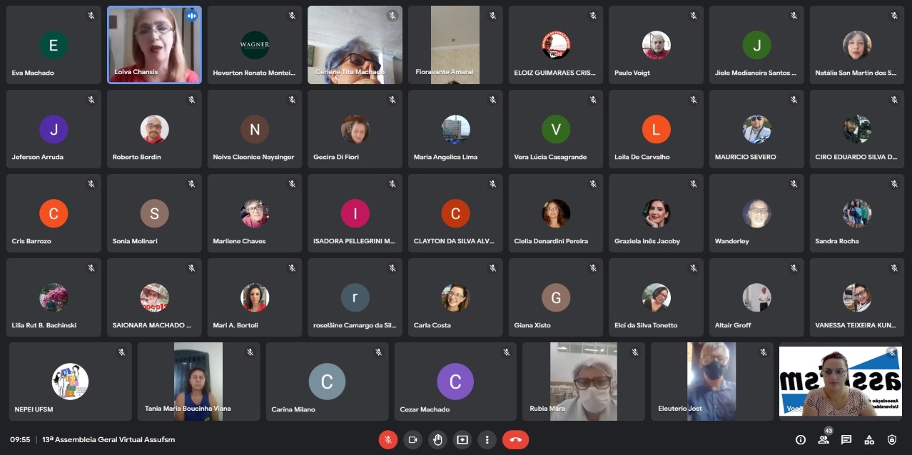Assufsm promoveu Assembleia para avaliação de pautas da categoria e já escolheu os nomes de delegados(as) para a Plenária da FASUBRA