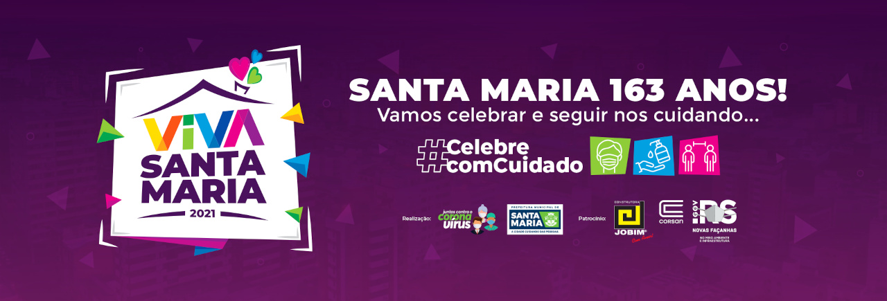 Assufsm parabeniza Santa Maria pelos seus 163 anos