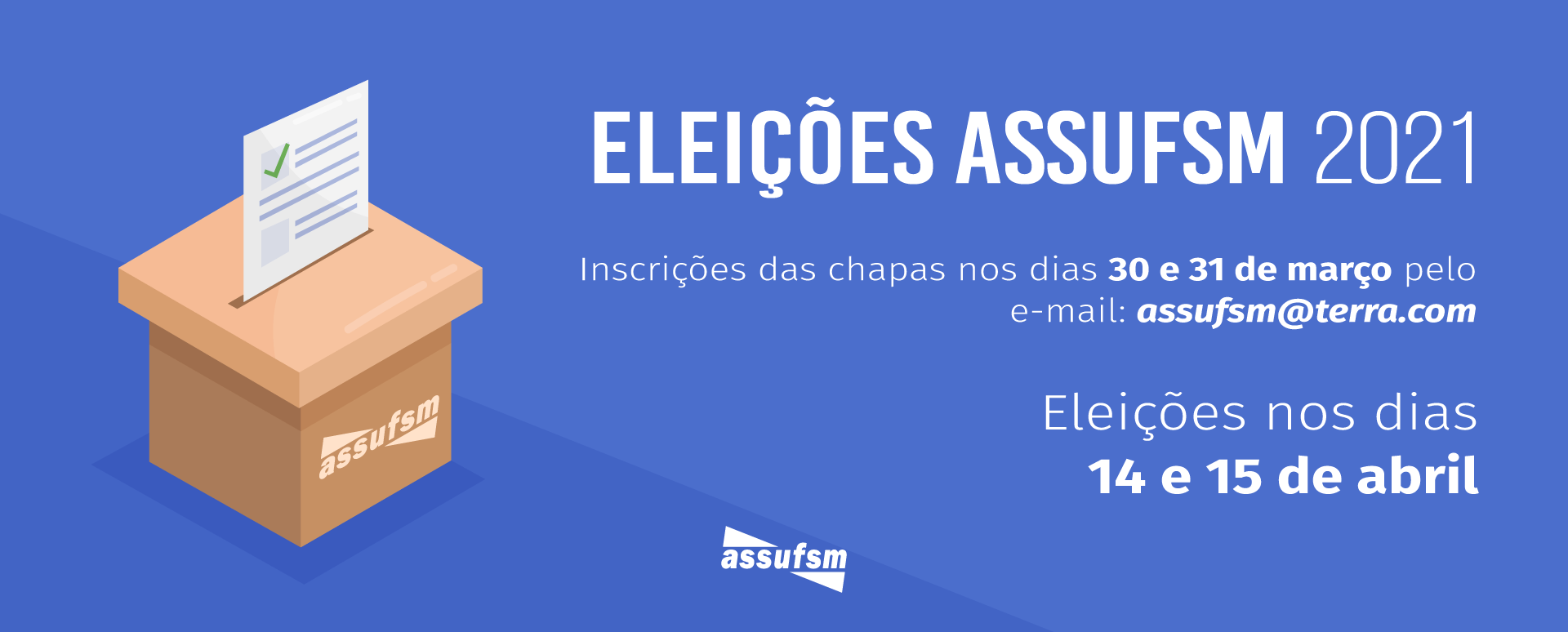 Eleições 2021 Assufsm: Lista de votantes ativos, ativas, aposentados, aposentadas e pensionistas é divulgada