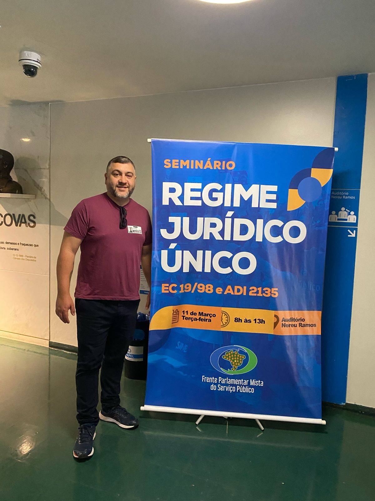 Caravaneiros(as) da Assufsm mobilizam-se em Brasília no Dia de Paralisação Nacional