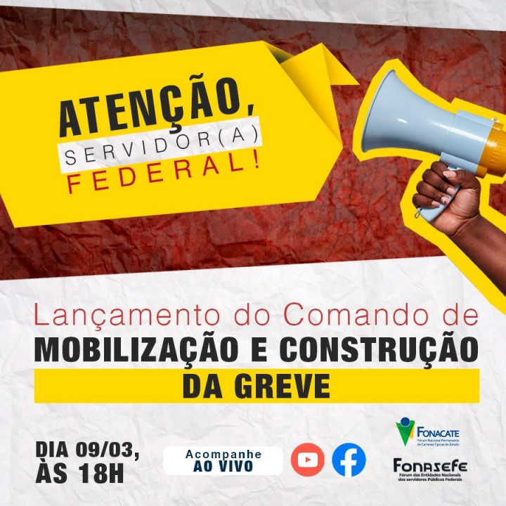 Funcionalismo público lança Comando Nacional de Mobilização para a Greve