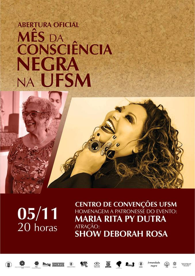 Show de Deborah Rosa abrirá a programação do Mês da Consciência Negra