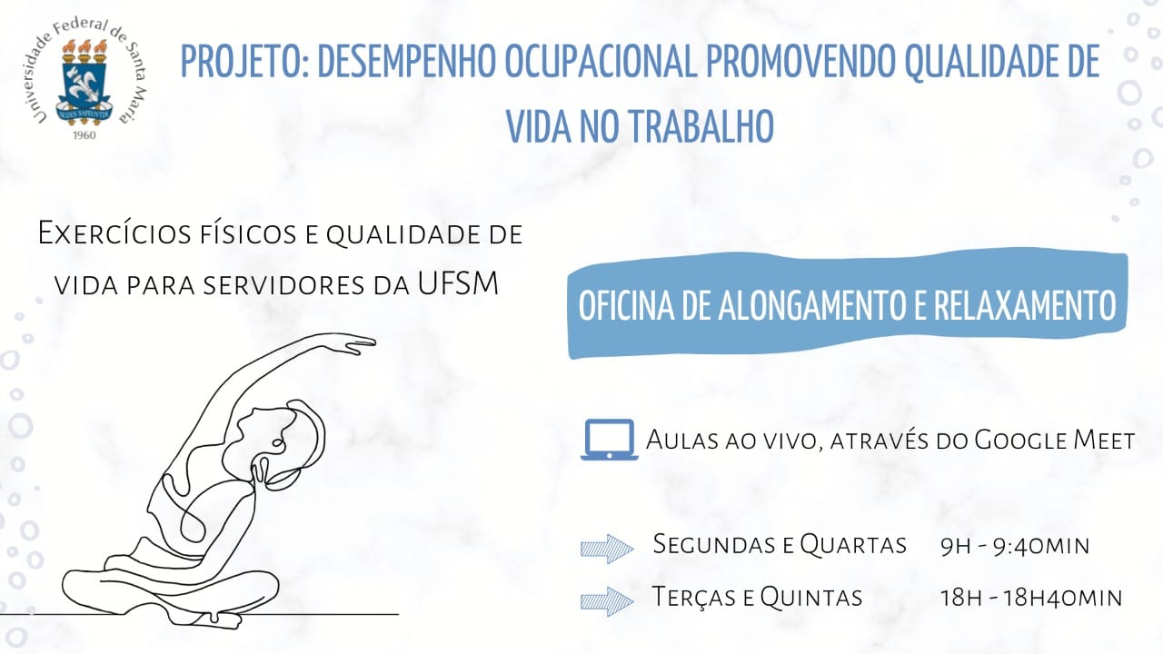 CQVS promove oficinas online para melhor qualidade de vida do funcionalismo público