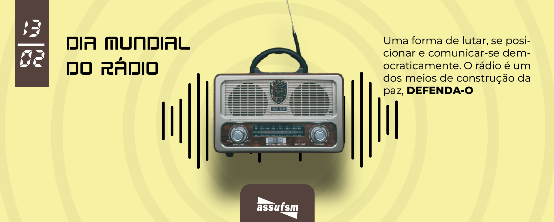 13 de fevereiro – Dia Mundial do Rádio