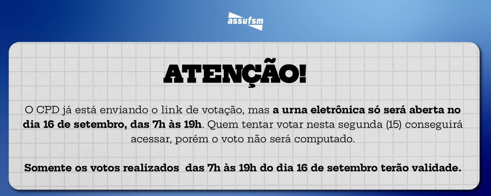 ATENÇÃO, TAEs | O CPD