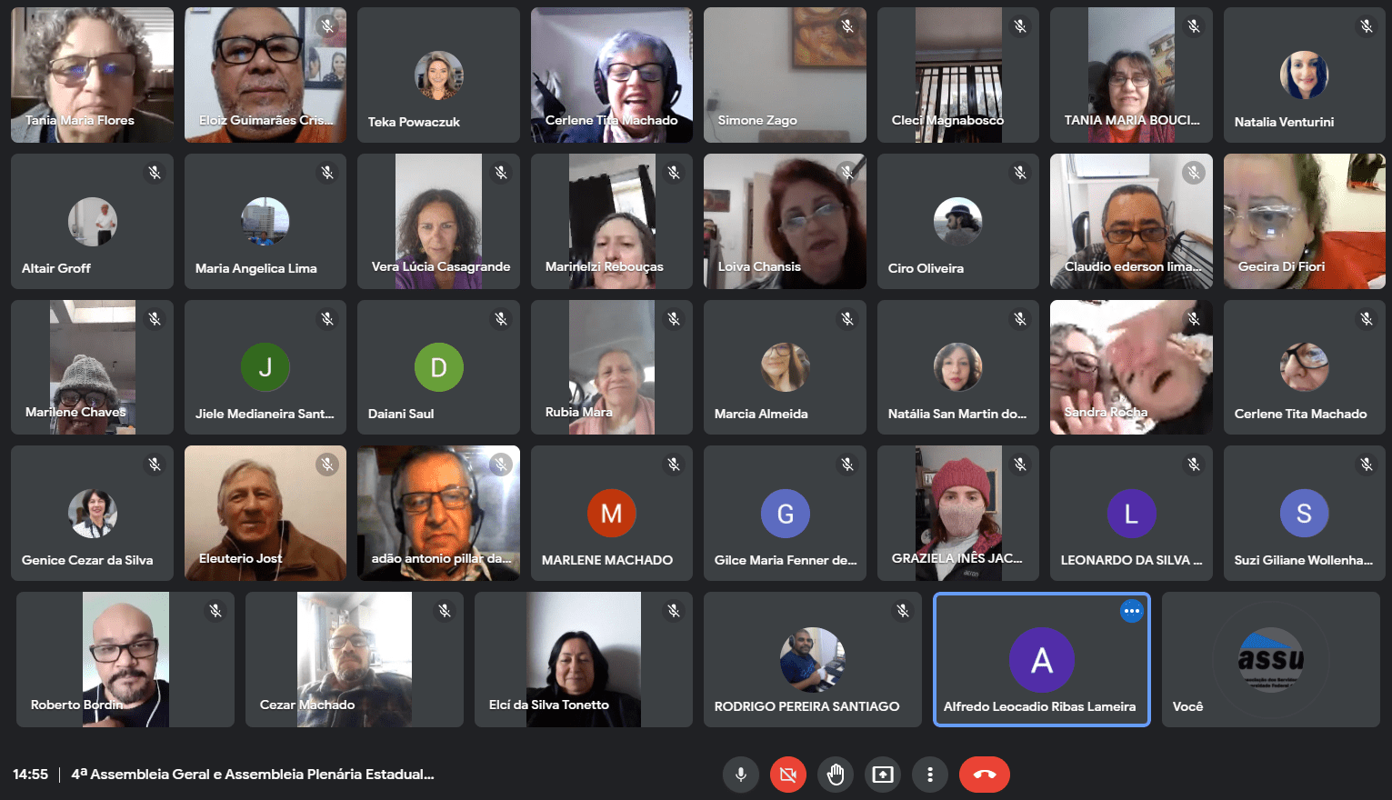 4ª Assembleia Geral Virtual da Assufsm retira delegados(as) e debate sobre PEC 32