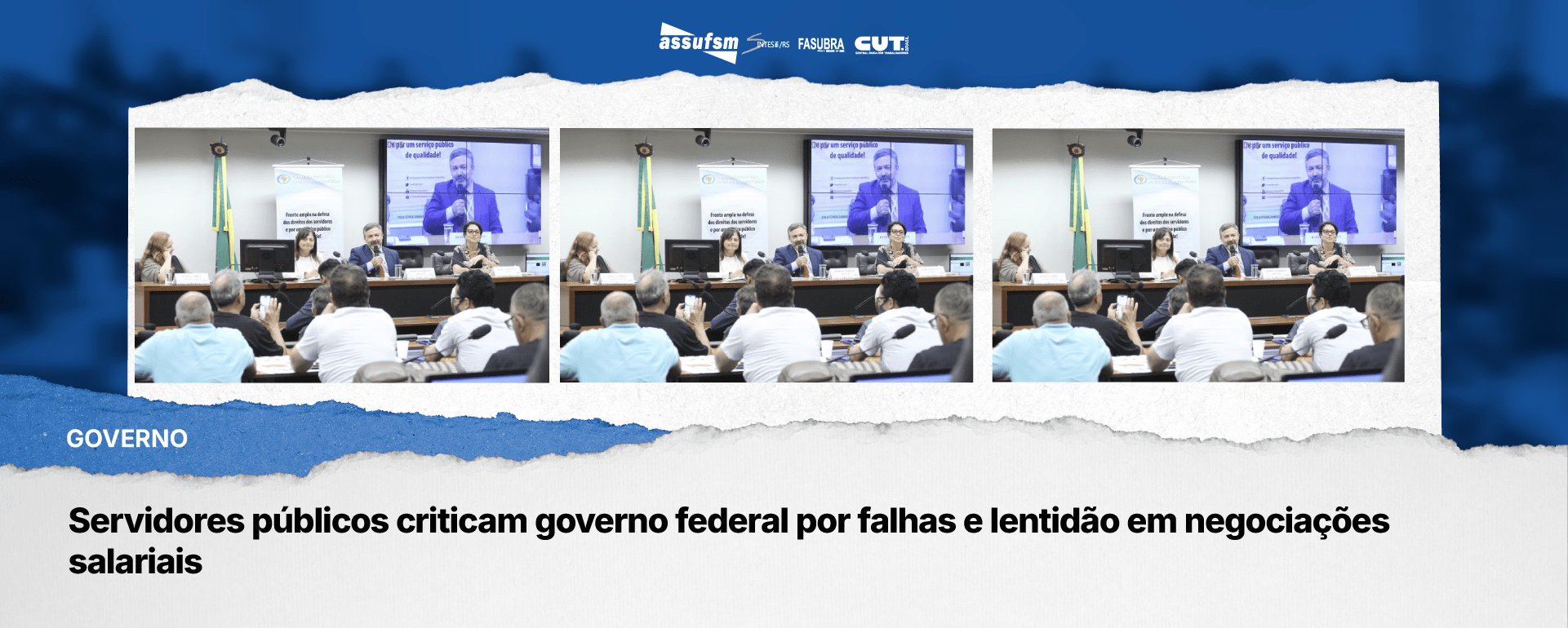 Servidores públicos criticam governo federal por falhas e lentidão em negociações salariais