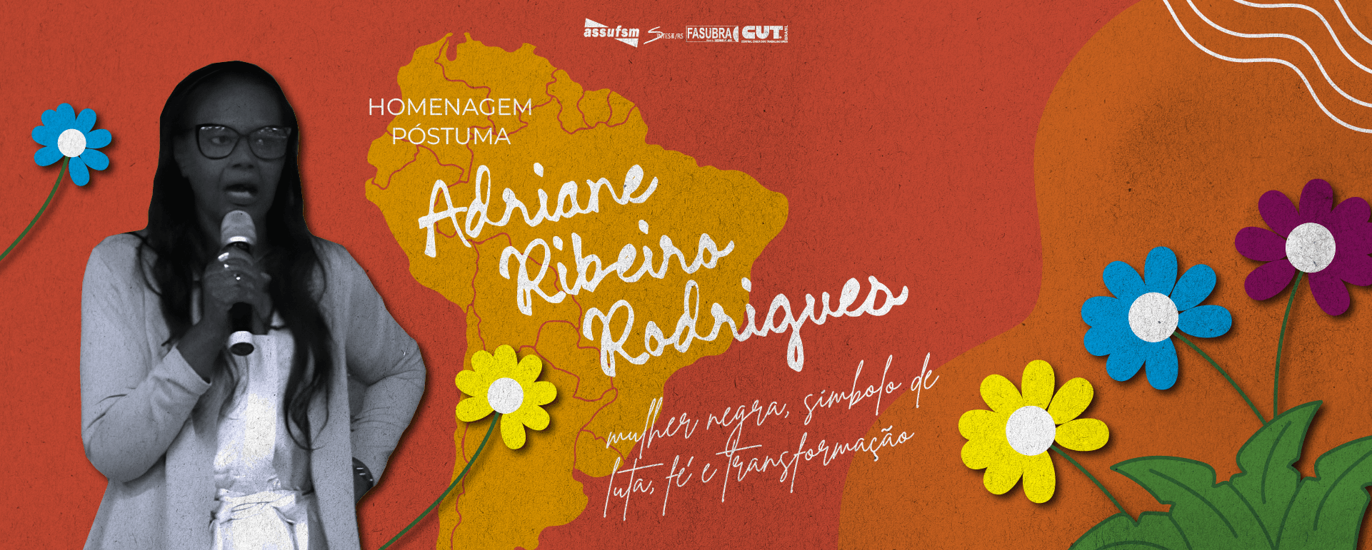 Assufsm presta homenagem à Adriane Ribeiro Rodrigues, a Mãe Adri do Reino de Oxum Pandá