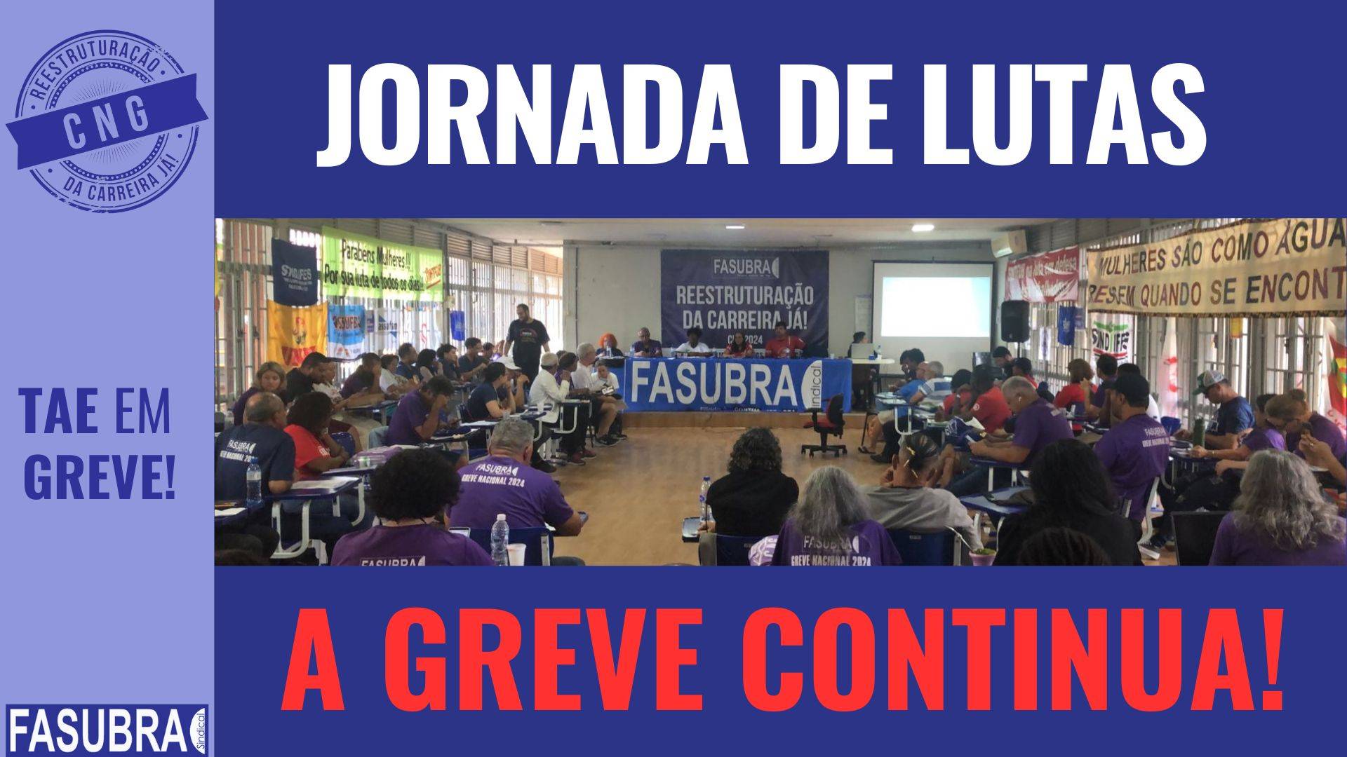 FASUBRA protocola ofício no MGI com o retorno da rodada de assembleias ocorridas de 17 a 19 de junho