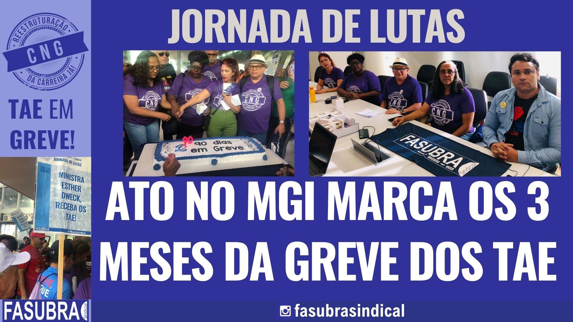 Jornada de lutas do CNG: Educação Federal em Greve