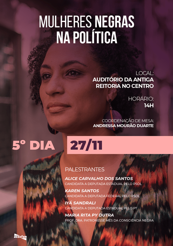Novembro Negro: Mulheres Negras na Política é tema de roda de conversa