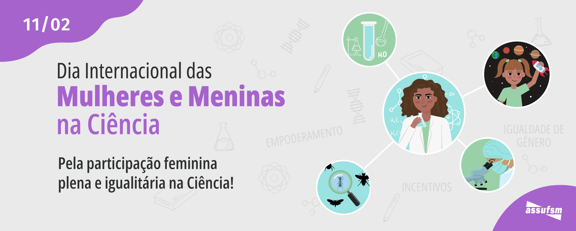 11/02 – Dia Internacional de Mulheres e Meninas na Ciência