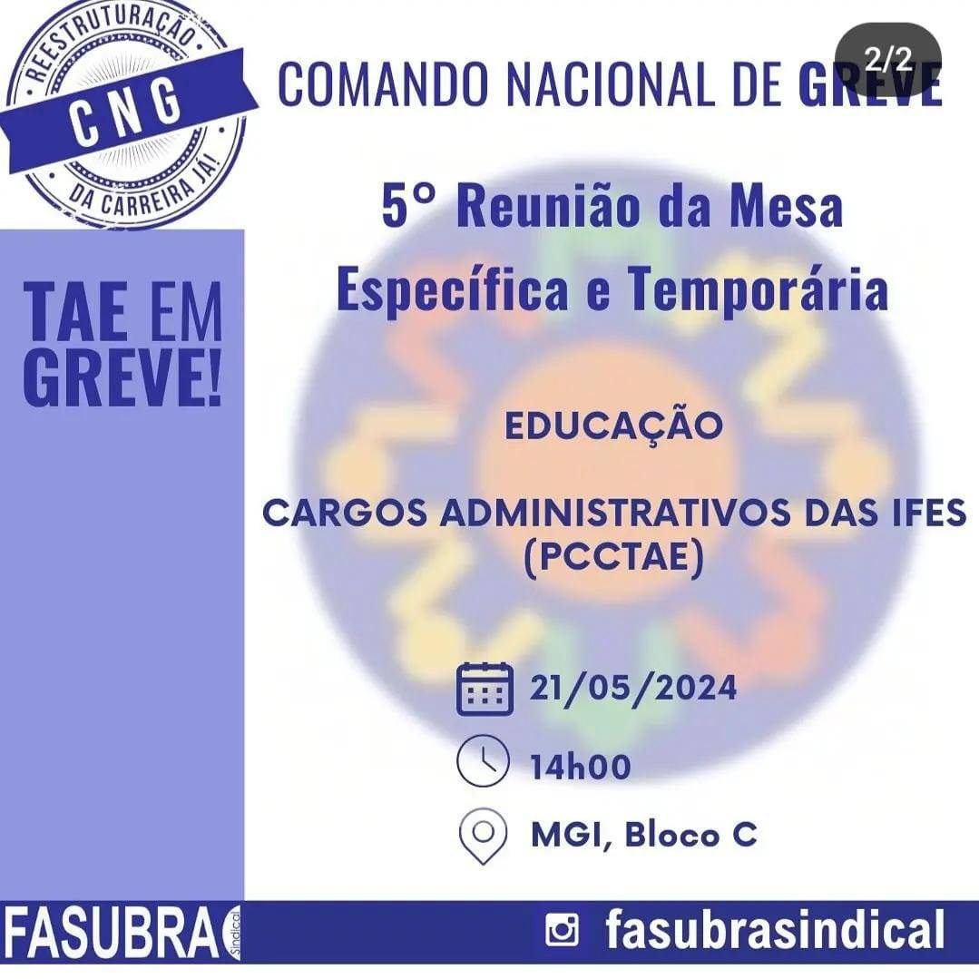 Vigília para a 5° reunião da Mesa Específica e Temporária que acontece nesta terça-feira (21)