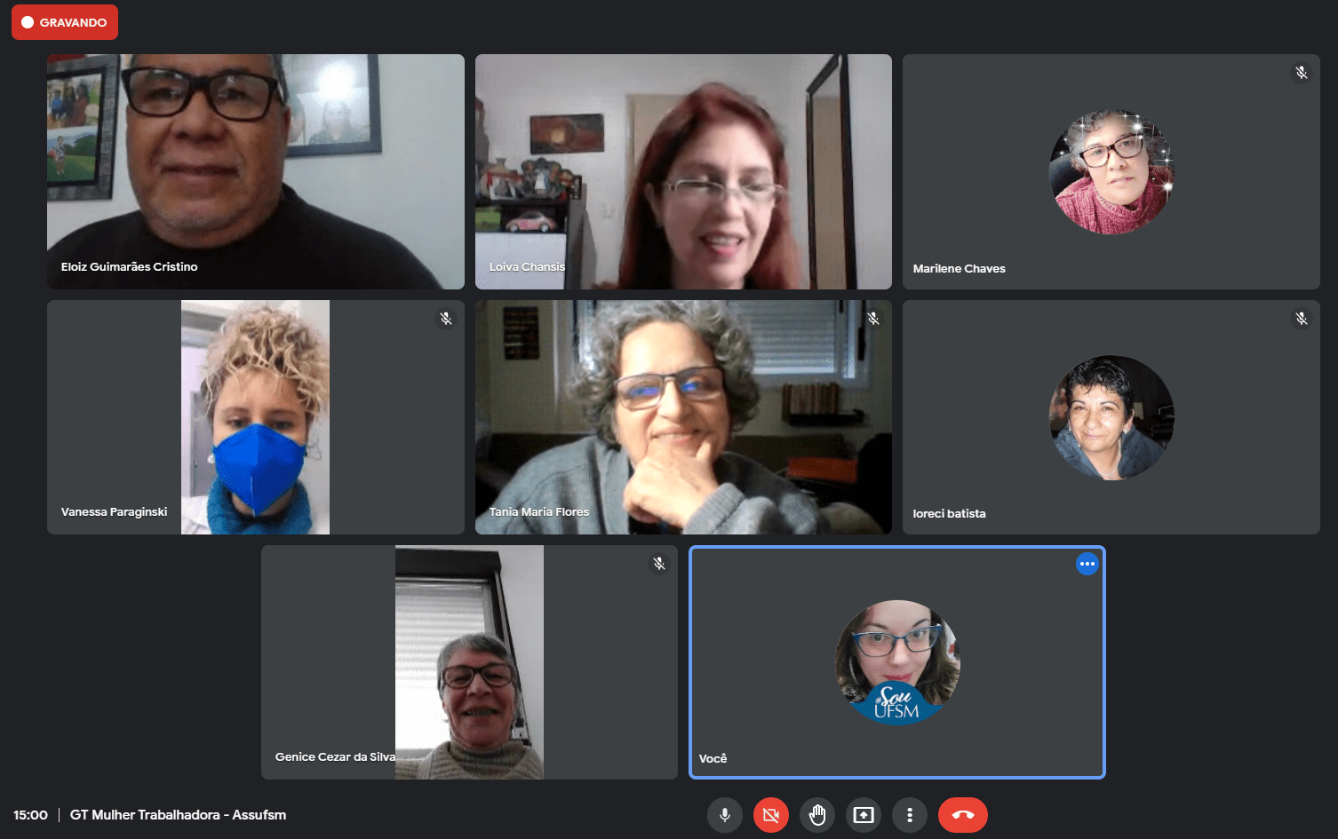 GT Mulher Trabalhadora da Assufsm debate calendário de encontros, envio de documentação aos Conselhos da UFSM e resgate histórico