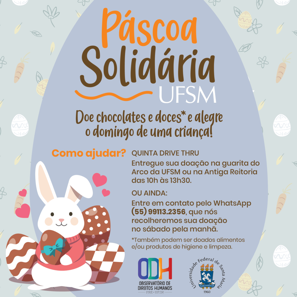 Observatório de Direitos Humanos promove Páscoa Solidária