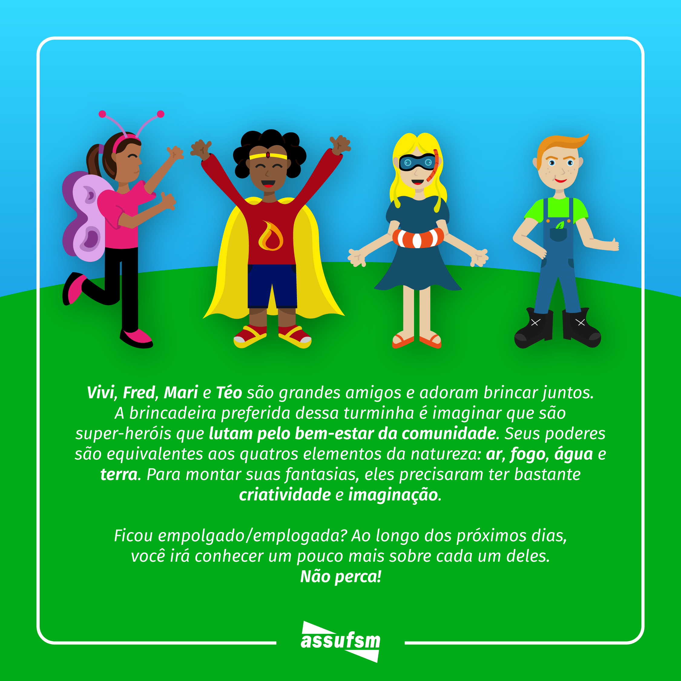 Dia da Criança – Assufsm deseja um feliz dia a todas as crianças