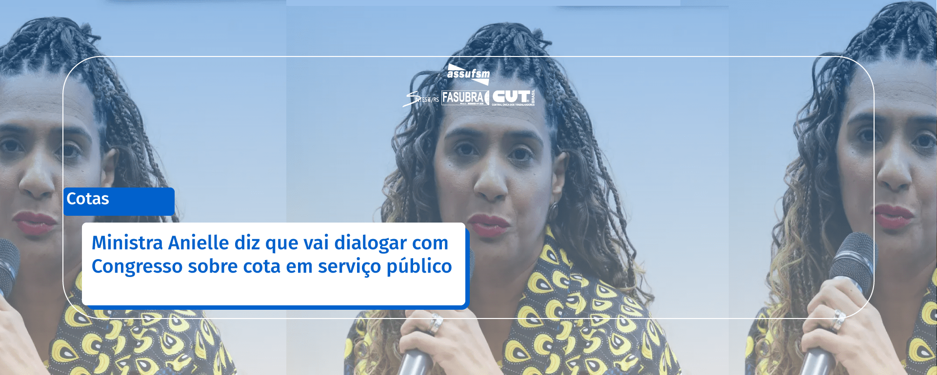 Ministra Anielle diz que vai dialogar com Congresso sobre cota em serviço público